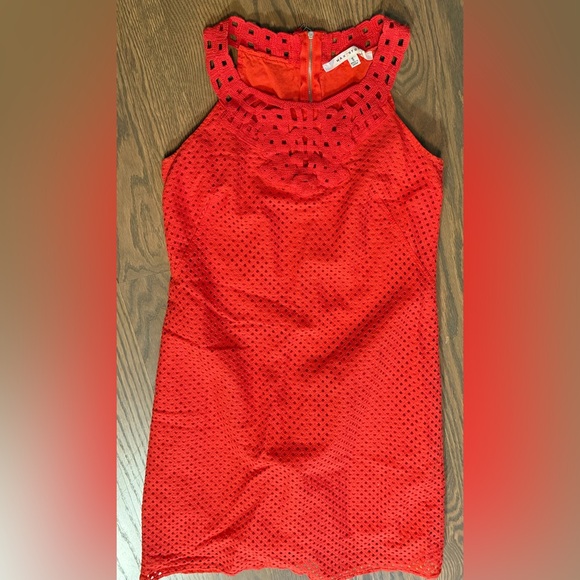 Red eyelet Dress - Picture 2 of 6
